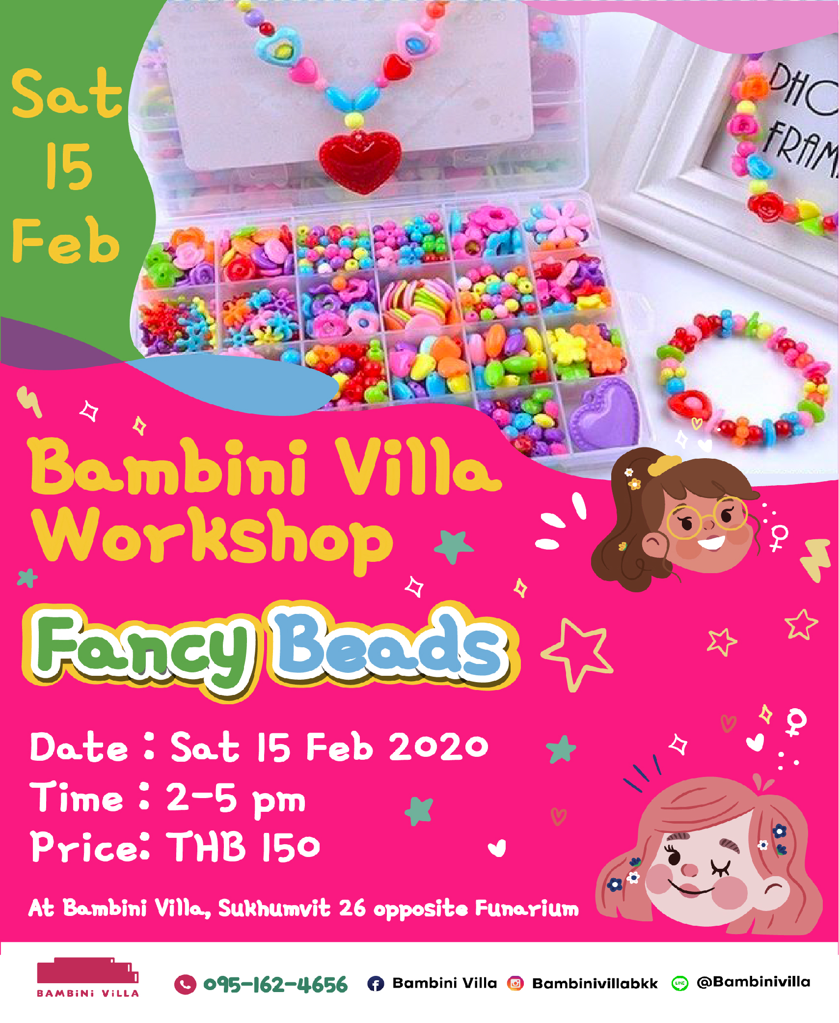 Come join Bambini Villa Weekend Workshop 15/2/2020 - Bambini Villa  Sukhumvit 26